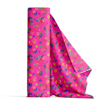 Load image into Gallery viewer, Kokum Ceremony Pink Satin Fabric By the Yard
