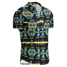 Load image into Gallery viewer, Men&#39;s Hawaiian-Style Button Up Shirt - River Trail
