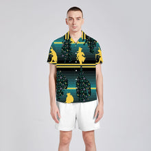 Load image into Gallery viewer, Dancers Inspire Green Men&#39;s Casual Button Up Shirt
