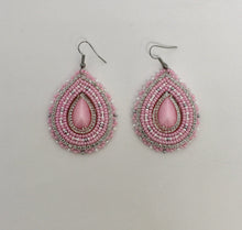 Load image into Gallery viewer, 49 Dzine Beaded Earrings Ceremonial Josie Onespot A10
