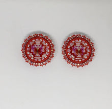 Load image into Gallery viewer, 49 Dzine Beaded Earrings Ceremonial Josie Onespot A15
