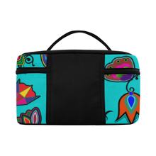 Load image into Gallery viewer, Indigenous Paisley Sky Cosmetic Bag
