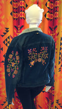 Load image into Gallery viewer, Yellow Floral Jean Jacket
