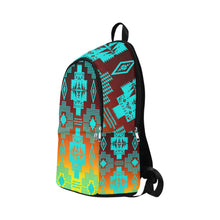 Load image into Gallery viewer, Seven Tribes Turquoise Fabric Backpack for Adult (Model 1659)
