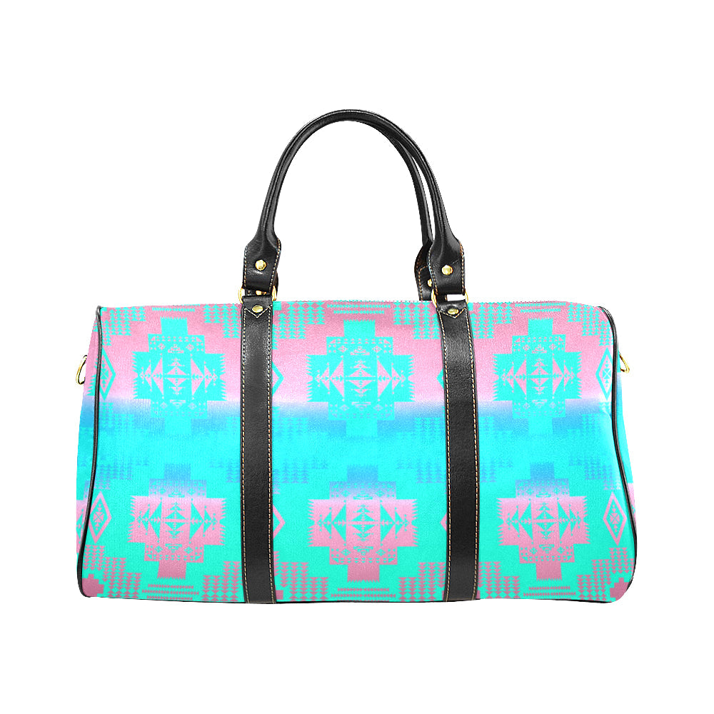Pretty Pink Clouds New Waterproof Travel Bag/Large (Model 1639)