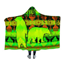 Load image into Gallery viewer, Bear Clan Spring Night Hooded Blanket 49 Dzine 
