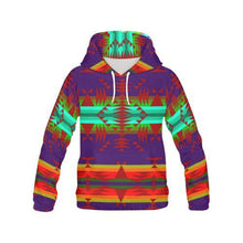 Load image into Gallery viewer, Between the Mountains Moon Shadow Sierra All Over Print Hoodie for Women (USA Size) (Model H13) All Over Print Hoodie for Women (H13) e-joyer 
