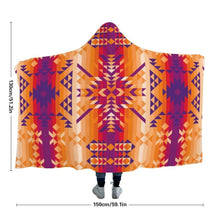 Load image into Gallery viewer, Desert Geo Hooded Blanket blanket 49 Dzine 
