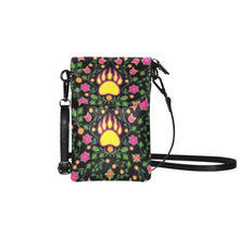 Load image into Gallery viewer, Floral Bearpaw Pink and Yellow Small Cell Phone Purse (Model 1711) Small Cell Phone Purse (1711) e-joyer 
