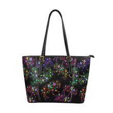 Load image into Gallery viewer, Floral Buffalo Leather Tote Bag/Large (Model 1640) bag e-joyer 
