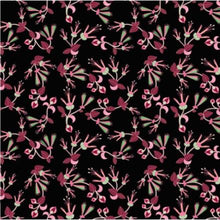 Load image into Gallery viewer, Floral Green Black Sequin Fabric Fabric 49 Dzine 
