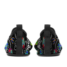 Load image into Gallery viewer, Indigenous Paisley Black Sockamoccs Slip On Shoes 49 Dzine 
