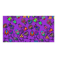 Load image into Gallery viewer, Indigenous Paisley Dark Orchid Satin Shawl Scarf 49 Dzine 
