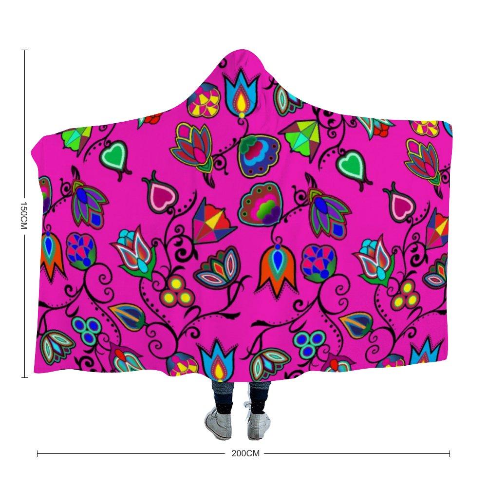 Indigenous Paisley Hooded Blanket Herman Adult Size - 60