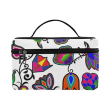 Load image into Gallery viewer, Indigenous Paisley White Cosmetic Bag/Large (Model 1658) Cosmetic Bag e-joyer 
