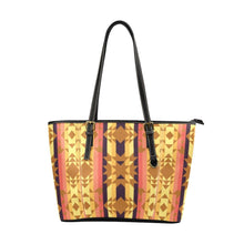 Load image into Gallery viewer, Infinite Sunset Leather Tote Bag/Large (Model 1640) bag e-joyer 
