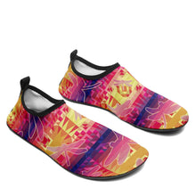 Load image into Gallery viewer, Kaleidoscope Dragonfly Sockamoccs Slip On Shoes Herman 
