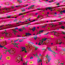 Load image into Gallery viewer, Kokum&#39;s Ceremony - Pink Satin Fabric 49DzineStore 
