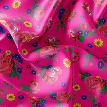 Load image into Gallery viewer, Kokum&#39;s Ceremony - Pink Satin Fabric 49DzineStore 
