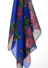 Load image into Gallery viewer, Kokum&#39;s Revenge Royal Large Square Chiffon Scarf fashion-scarves 49 Dzine 
