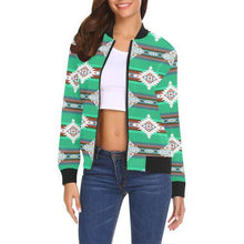 Load image into Gallery viewer, Plateau Stars Bomber Jacket for Women
