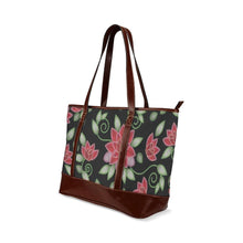 Load image into Gallery viewer, Red Beaded Rose Tote Handbag (Model 1642) handbag e-joyer 
