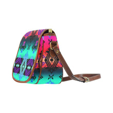 Load image into Gallery viewer, Sovereign Nation Sunrise Saddle Bag/Small (Model 1649) Full Customization Saddle Bag/Small (Full Customization) e-joyer 
