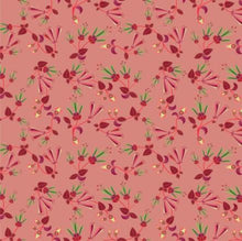Load image into Gallery viewer, Swift Floral Peach Rouge Remix Sequin Fabric 49DzineStore
