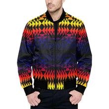 Load image into Gallery viewer, Two Worlds Apart All Over Print Quilted Bomber Jacket for Men (Model H33) All Over Print Quilted Jacket for Men (H33) e-joyer 
