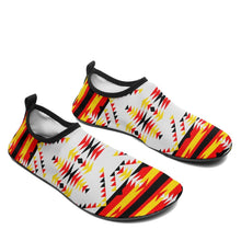 Load image into Gallery viewer, Visions of Peace Directions Sockamoccs Kid&#39;s Slip On Shoes 49 Dzine 
